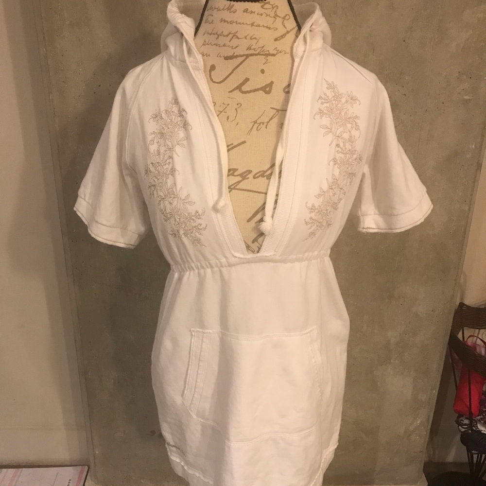 White Swimsuit Cover Up